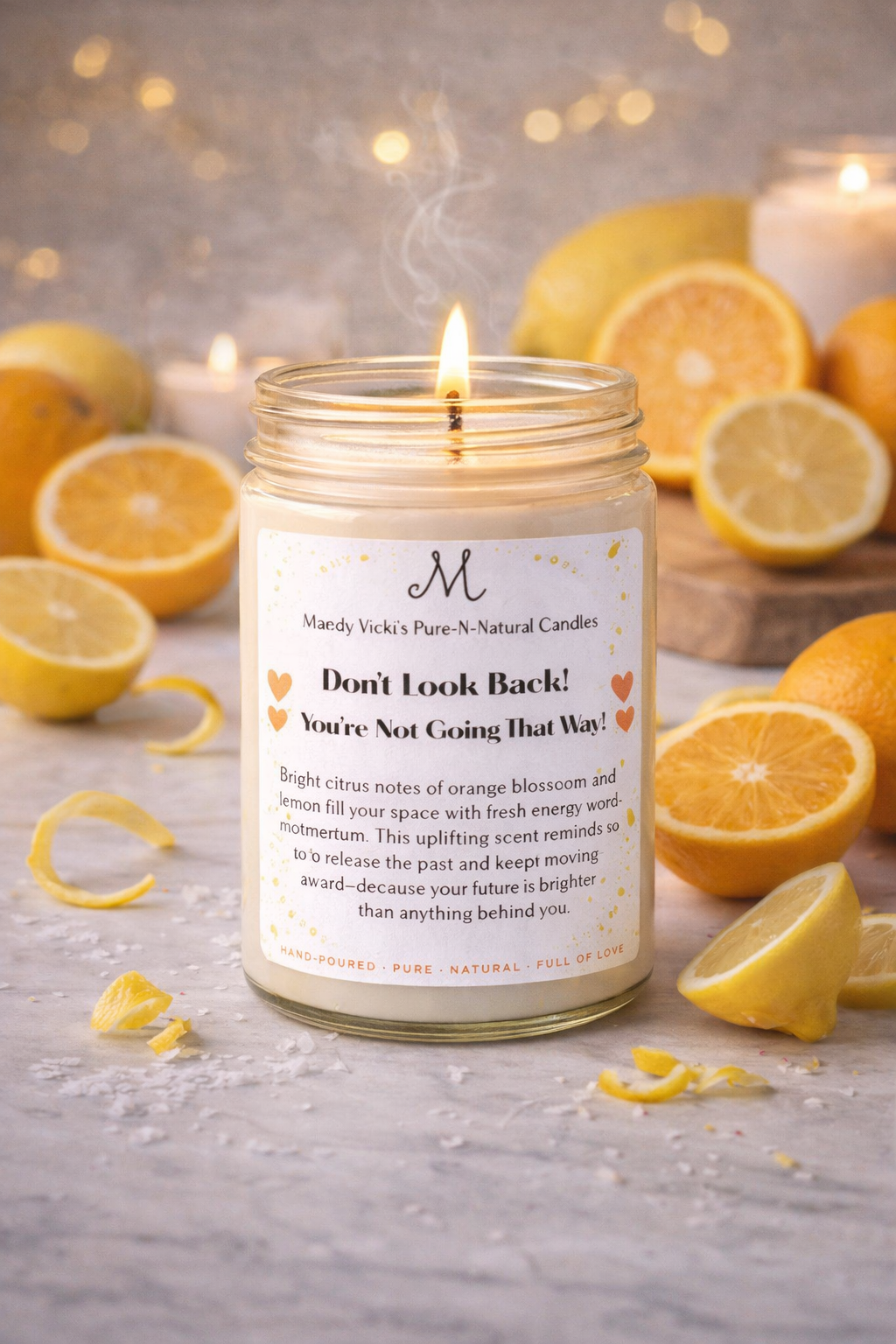 Don’t Look Back! You’re Not Going That Way! – Adult Affirmation Candle (8oz)